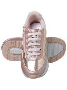 Tênis Infantil Menina Classic Cobre Fecho Zíper Leve Conforto Camin Promoção