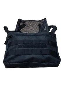 Mochila De Pecho Táctica Mochila Estilo Chest Bag - Negro - Ver 3