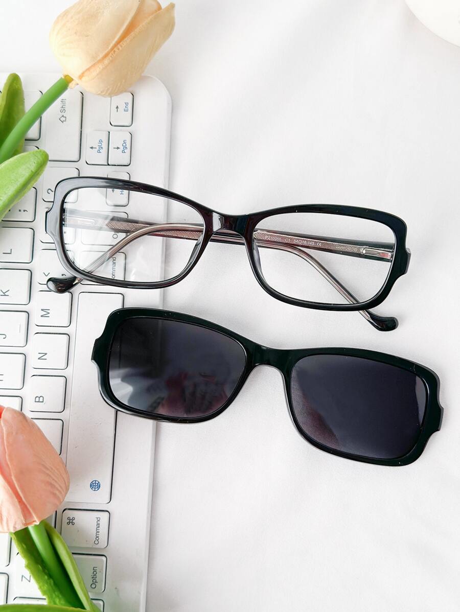 Women Fashion Glasses - màu đen - Xem 1