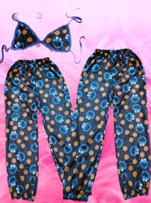 Pijama en Duo para pareja negro - Negro - Ver 1