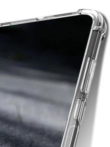 Capa Transparente Capinha Tpu Anti-Impacto para iPhone 6 - 6s / 7 - 8 / 7Plus - 8Plus / XR / 11 / 12 Pro Max / 13 Pro Max / 14 Pro Max - Transparente - Visão 4