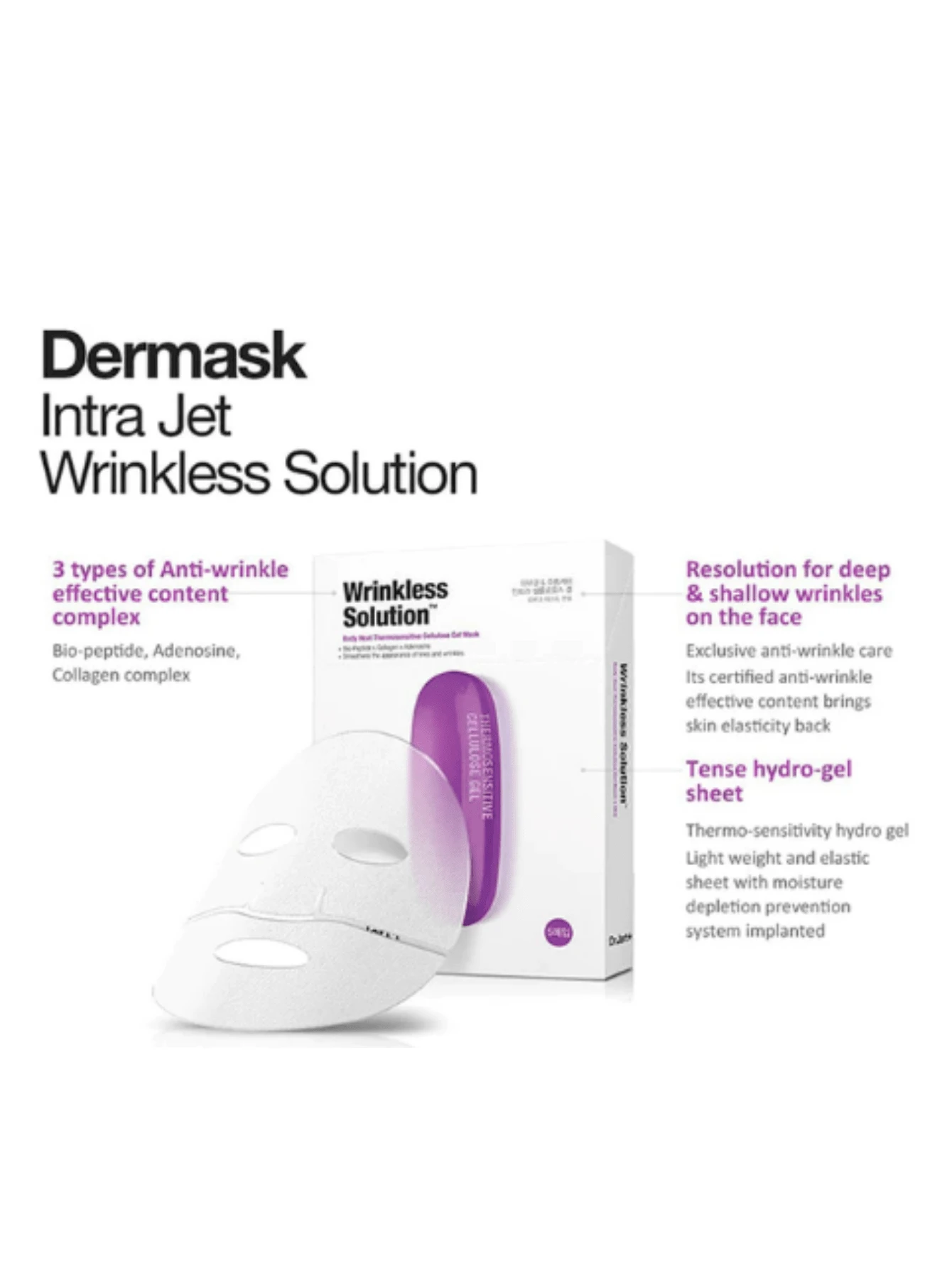 DR JART+ Wrinkless Solution Face Sheet Mask SHEIN USA