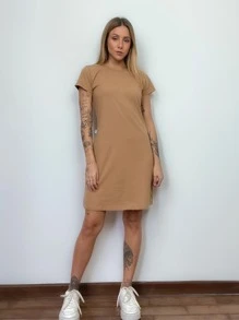 Aveloz Women Dresses - 駝色 - 查看 3