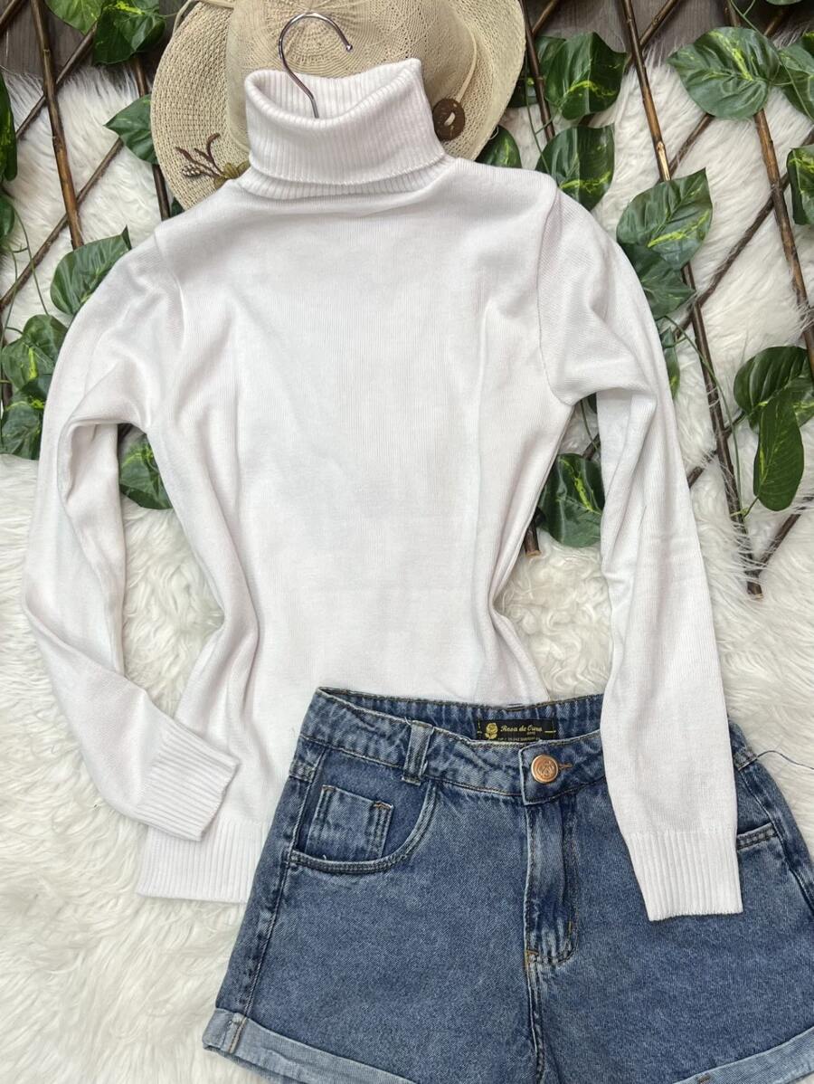 Women Knit Tops - White - View 1