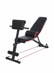 Banco fitness para ejercicio multifuncional ajustable - Negro - Ver 5