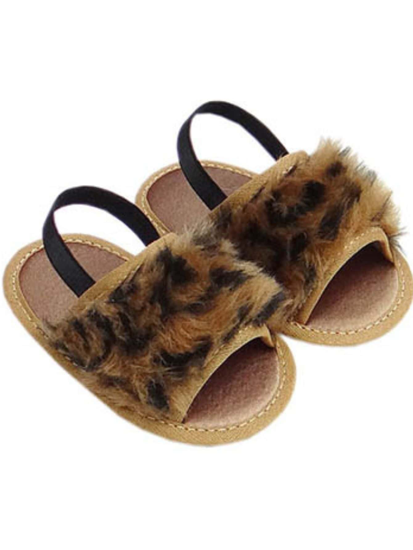 Kids Fashion Slippers - Rỉ Nâu - Xem 1