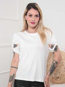 Women T-Shirts - trắng - Xem 1