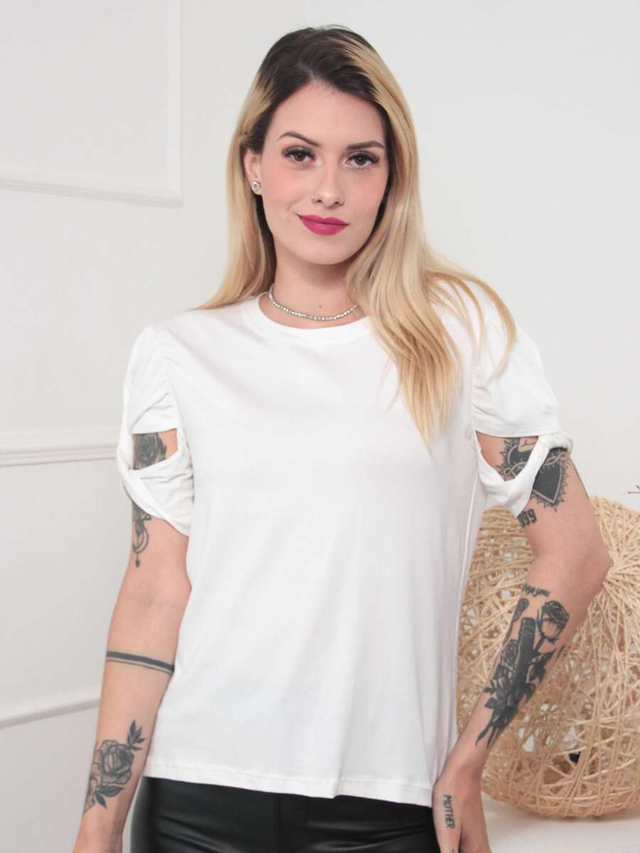 Women T-Shirts - trắng - Xem 1