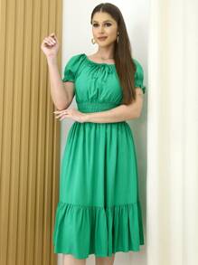 Women Dresses - Mint Green - View 3