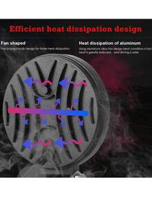 Par Faros 14 LED luces delanteras redondos mini 3 pulgadas off road coche/moto universales - Blanco - Ver 5