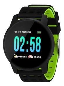 Reloj Inteligente Smartwatch Smartband Ky108 Contraagua - Verde - Ver 2