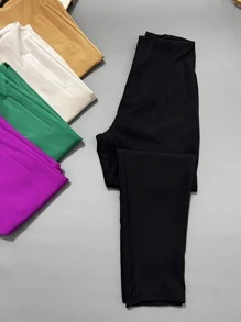 Women Pants - 黑色 - 查看 5