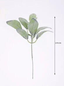 Chi nhánh Nhỏ bé Tai thỏ Lá cây Cây nhân tạo Đối với Nhà  & Bàn Đồ trang trí - màu xanh lá - Xem 3