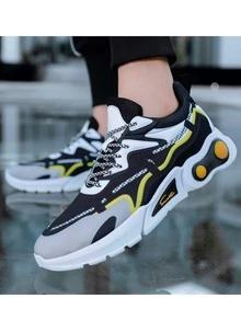 Tenis Para Hombre Transpirables De Moda Tipo Deportivos Urbanos - Multicolor - Ver 2