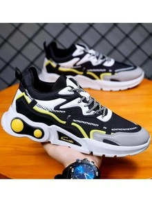 Tenis Para Hombre Transpirables De Moda Tipo Deportivos Urbanos - Multicolor - Ver 3