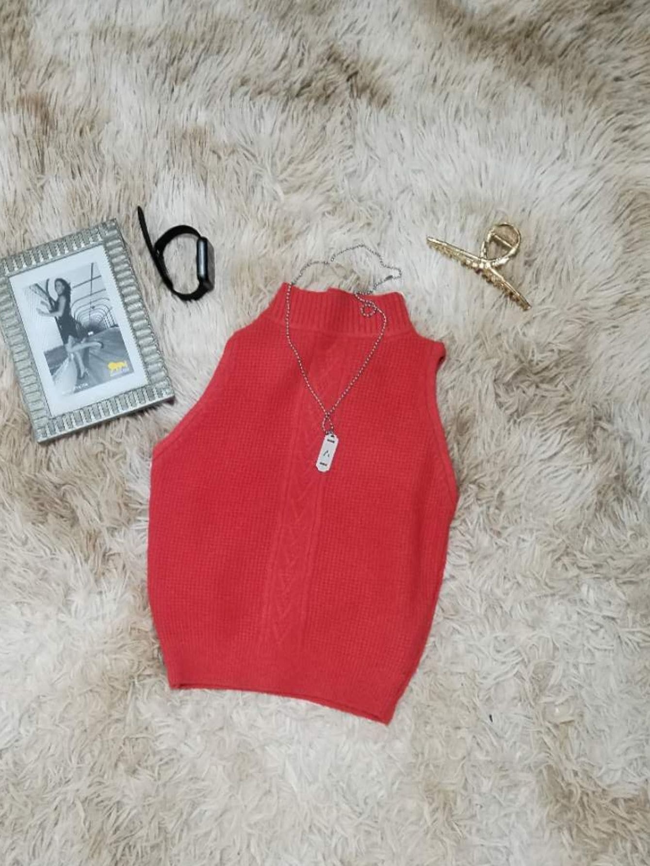 Women Tank Tops & Camis - Đỏ - Xem 1