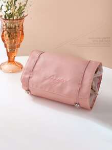 1 件大容量化妆品收纳袋，波西米亚风，适用于假日海滩、浴室收纳、卧室收纳，大容量