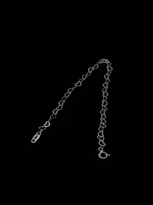 Pulsera de Corazones de Plata ley 925 - Plateado - Ver 2