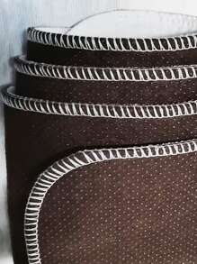 1/2 Pc Black Vintage Kitchen Utensil Printed Soft Plush Anti-Slip Area Rug, Suitable For Living Room, Dining Room, Bedroom - Multicolor - View 5