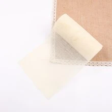 1pc Natural-looking Burlap Ribbon Roll For DIY Gifts Wrapping Bouquets Decorating,Wedding Party Decor - Beige - View 4