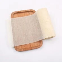 1pc Natural-looking Burlap Ribbon Roll For DIY Gifts Wrapping Bouquets Decorating,Wedding Party Decor - Beige - View 3