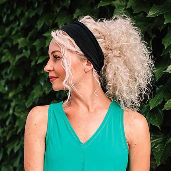 1pc Random Color Elastic Yoga Hairband For Women, Fashionable Headband, Headwrap