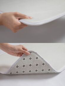 1 Miếng Bằng gỗ In Thảm nhà tắm - Màu Khaki - Xem 8