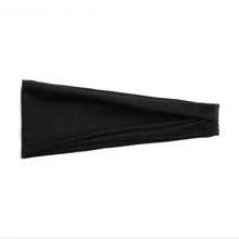 1 pieza de color al azar elástico Yoga Banda cabello para mujeres , de moda Diadema , Envoltura de la cabeza - Negro - Ver 2