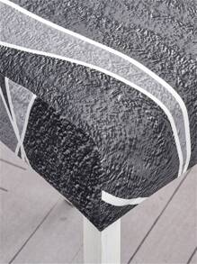 1pc Geometric Pattern Chair Cover