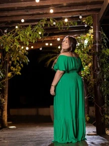 Plus Size Dresses - 綠色 - 查看 5
