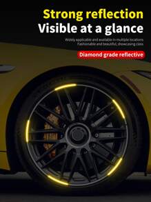 Đỏ  Bánh xe Phản chiếu Sọc - Đỏ - Xem 6