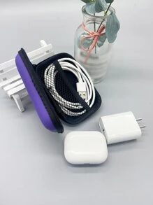 Multifunctional Data Cable Storage Bag - Multicolor - View 4