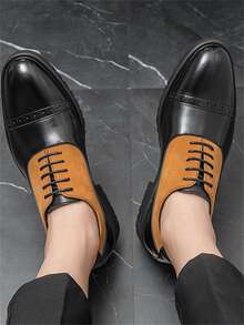 Men's Leather Sandals, Casual Breathable Non-Slip Versatile For Summer - Black - View 2