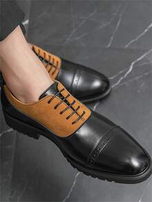 Men's Leather Sandals, Casual Breathable Non-Slip Versatile For Summer - Black - View 1