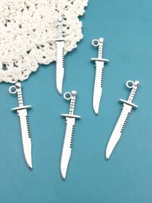 20 cái Màu Bạc Cổ Hợp kim Công cụ Cờ-lê cây búa Cái vặn vít Ruy băng Cái thước DIY Mặt dây chuyền Đối với Vòng tay Đồ trang sức - Bạc - Xem 3