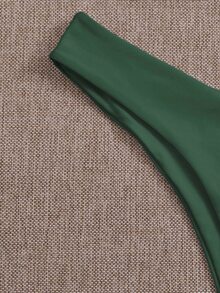 羅紋帶鋼圈比基尼泳裝