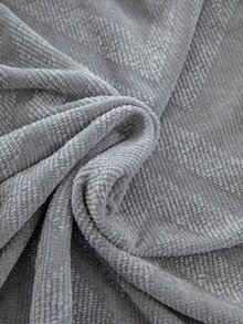 1入組通用彈性沙發座套帶雪尼爾提花,現代簡約風格防滑沙發套,合適適用於L形沙發和1/2/3/4座位沙發 - 深灰色 - 查看 5