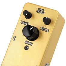 Electric Guitar Effect Pedal - Overdrive / Distortion / Delay Effector Guitar Accessories - Yellow - View 4