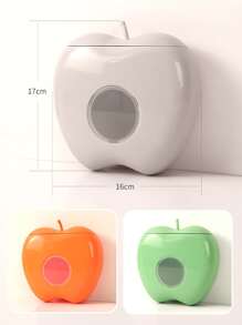 1 pieza Caja de almacenamiento verde en forma de manzana - Verde - Ver 6