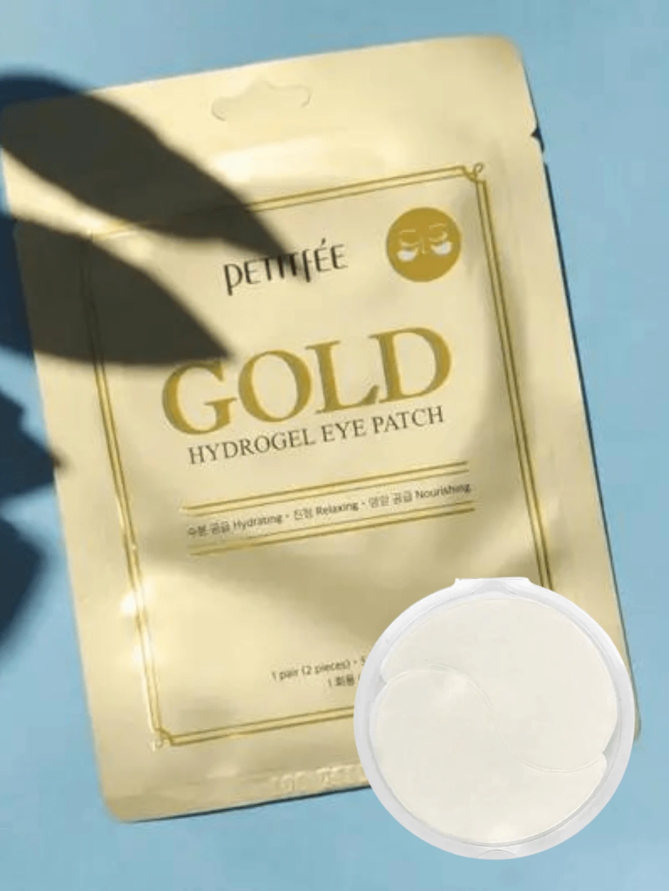 PETITFEE 24k Gold Collagen and Black Pearl Hydrogel Eye Patch Gold