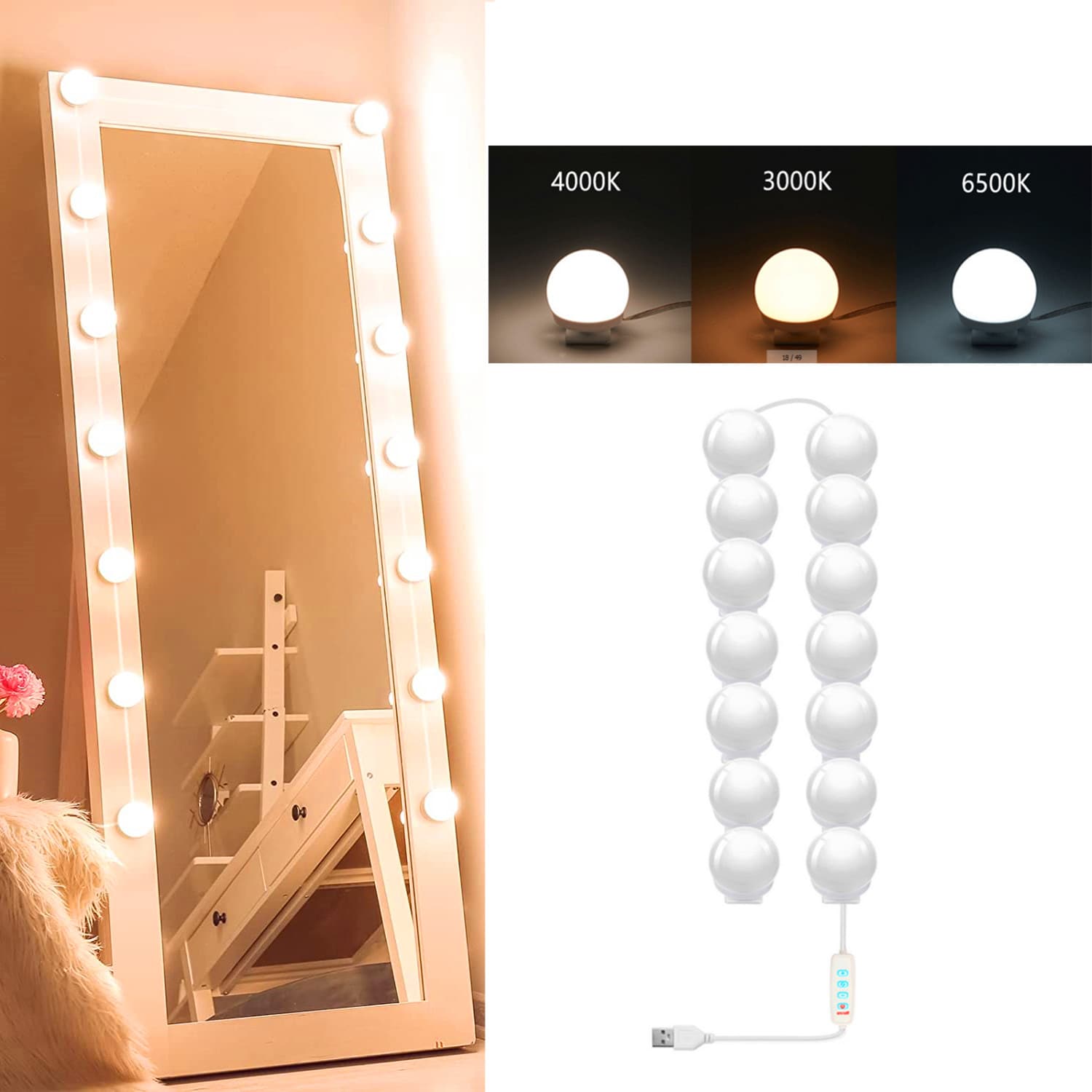 Classic Retro Led Vanity Mirror Lights Kit Vanity Lights Have 10/12