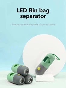 portátil creativo de mascota LED desperdiciar - Verde - Ver 1