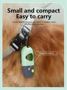 portátil creativo de mascota LED desperdiciar - Verde - Ver 2