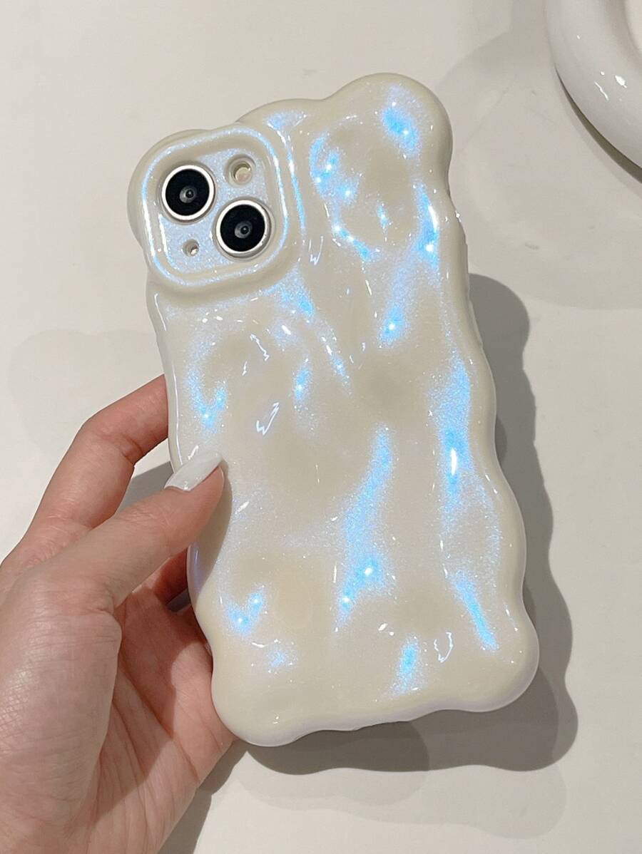 1入組波浪邊框防摔手機殼 - 彩色 - 查看 1