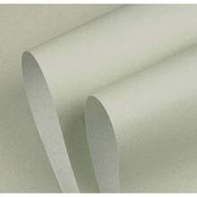 白色&綠色簡單時尚素色無紡布牆紙,可定制長度,防水,客廳,臥室,背景牆