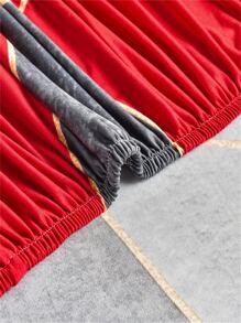 Capas elásticas para cadeiras de jantar de 1/4/6 peças, protetores de cadeira com estampa floral para decoração de casa, hotel, restaurante e salão de banquetes - Multicolorido - Ver 7