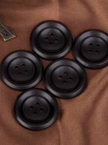 20 件/40 件仿水果树脂纽扣，适用于外套、夹克、缝纫配件，手工缝制 - 黑色 - 查看 2