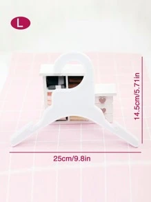 5入組狗衣服塑膠衣架寵物衣架在隨機色