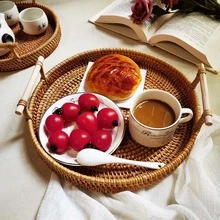 Creative Golden Rim Cherry Blossom Pattern Ceramic Bowl, Household Tableware Set