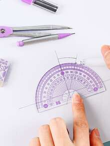 Student Stationery Set, Compass And Soft Ruler 8-Piece Set - Sets - View 3
